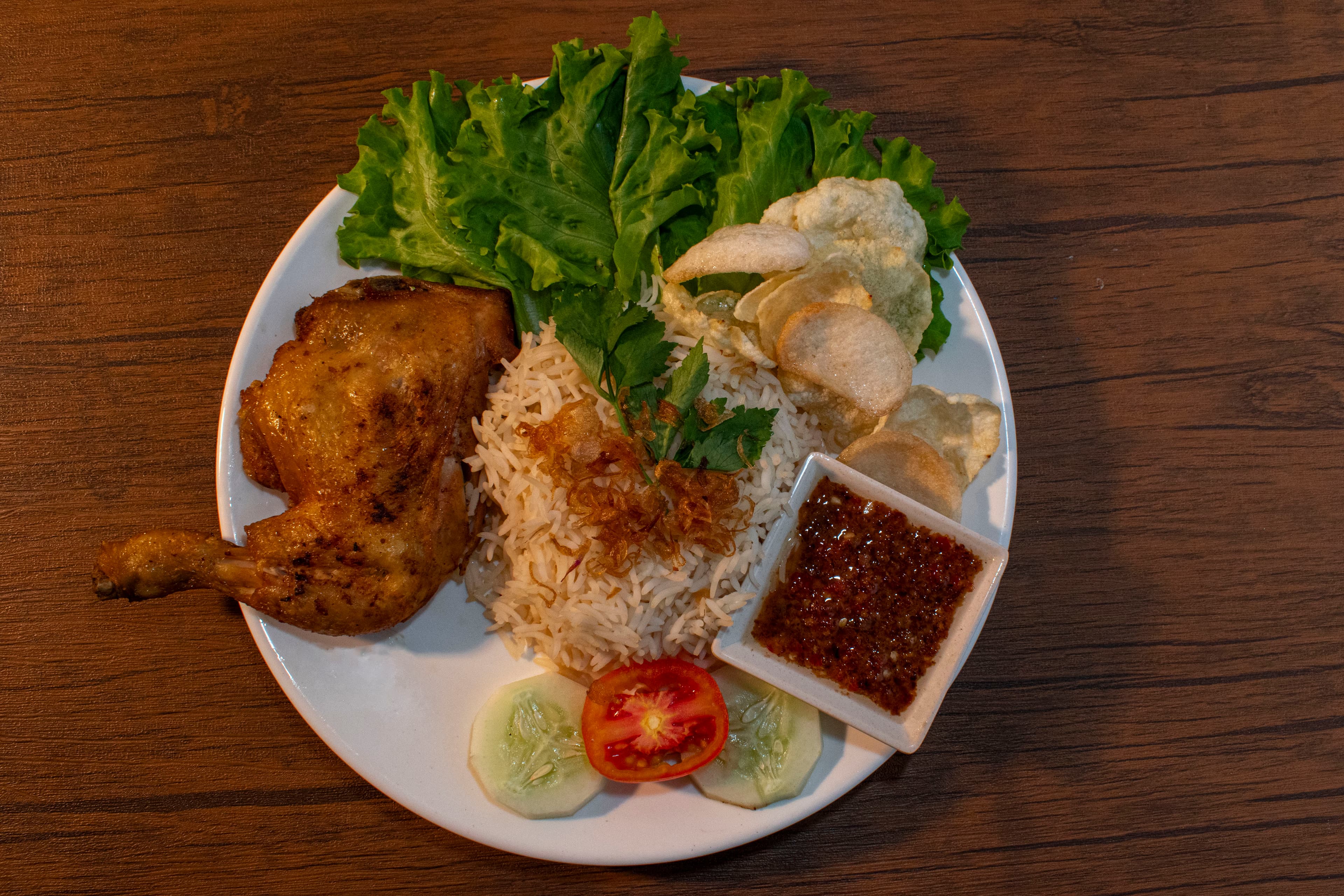 Ayam gepuk signature dish