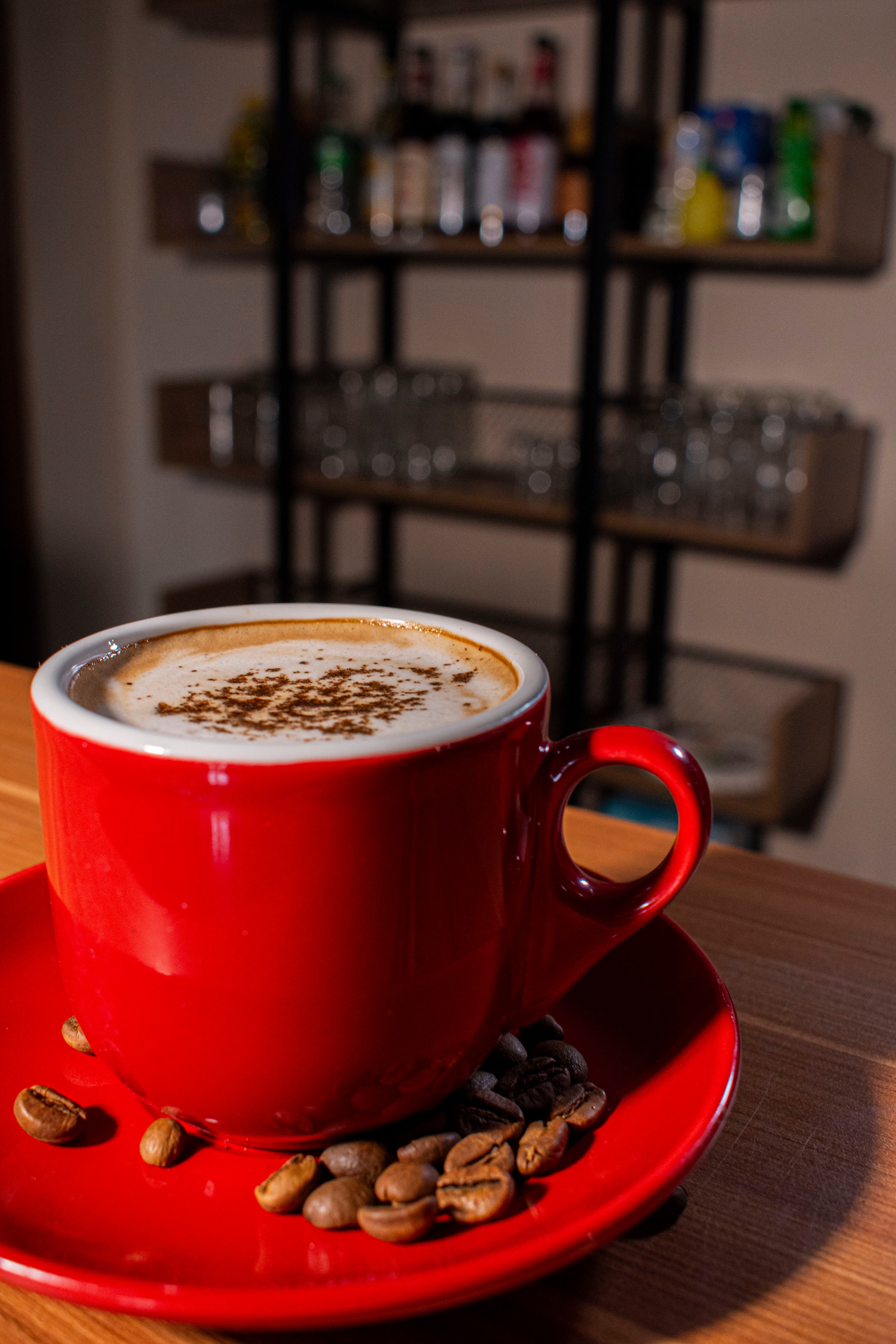 Barista preparing a handcrafted coffee